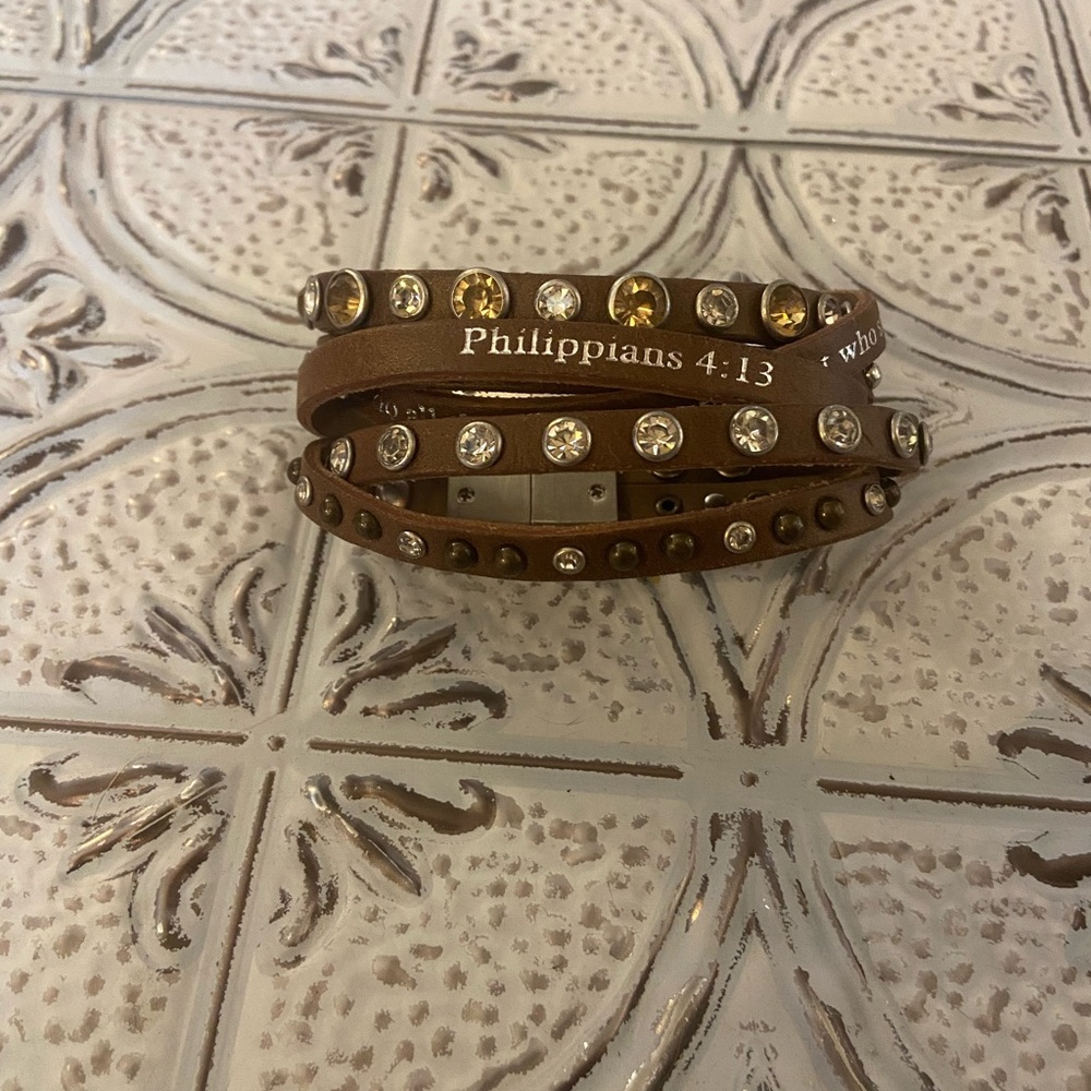 Good Works Leather Bracelet